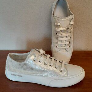 Candice Cooper Metallic Leather Sneakers